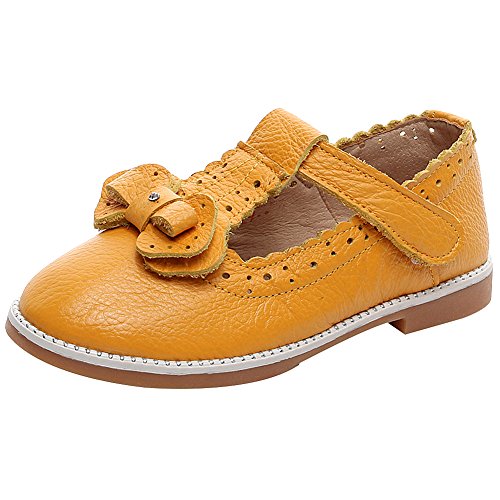 rismart Girls' School Dress Princess Mary Janes Smart Leather Oxford