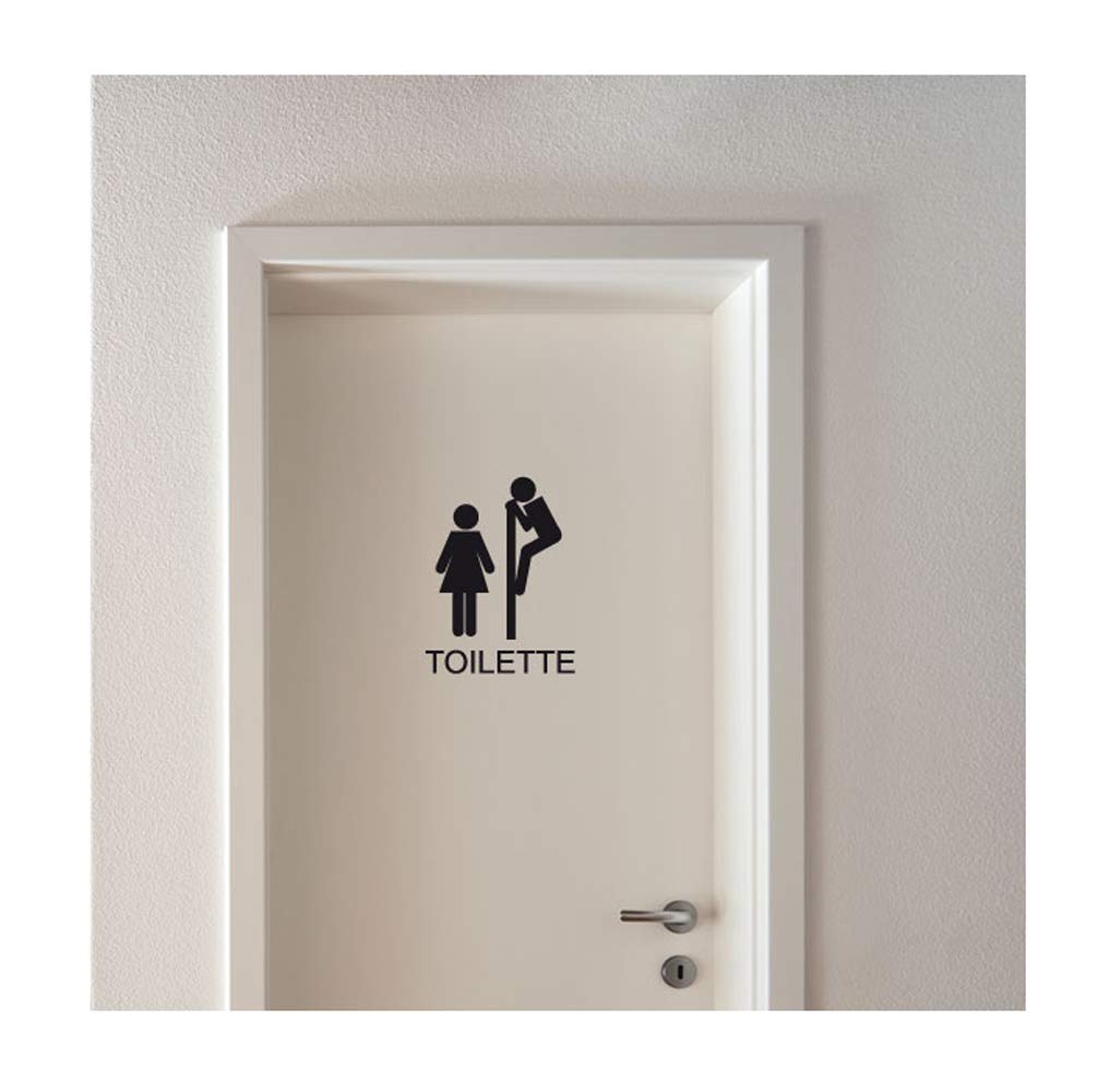 Toilet Sticker Black