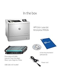 HP LaserJet Enterprise Impresora láser a color M553n a través de interfaz Ethernet(B5L24A)