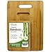 Bamboo Cutting Board [Set of 3], Natural Bamboo 100% Premium Organic; Cutting & Serving Board Set; Used for Cut Food Prep, Meat, Vegetables, Bread, Crackers & Cheese ([Set of 3])