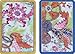 Entertaining with Caspari Double Deck of Bridge Playing Cards, Jumbo Type, Tobacco Leaf