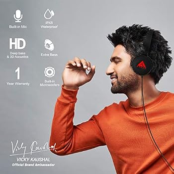 Boult Audio Bass Bud Q2 Wired Headset 