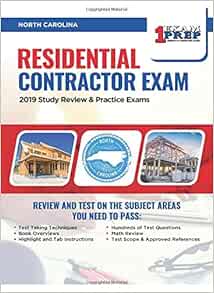 NC Residential Contractor Exam Study Material