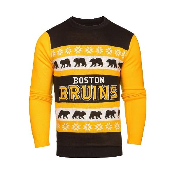 Boston Bruins One Too Many Light Up Sweater - Mens Extra Large - Image 3