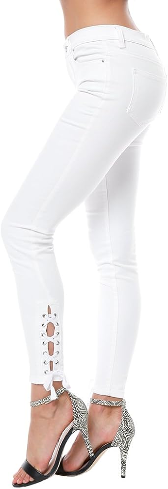 sneak peek white jeans