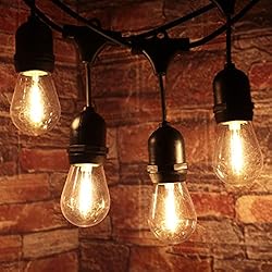 BHCLIGHT Extendable 48FT S14 Outdoor String Lights