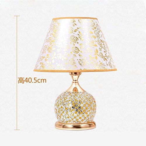 Dawn Lighting Bedroom Desk Lamp Bedside Night Light E27 Lamp Double Button Halloween Glass Ceramic Living Room Luxury Table Lamp Lovers , B