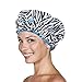 Betty Dain Fashionista Collection Mold Resistant Lined Shower Cap, Sassy Stripes