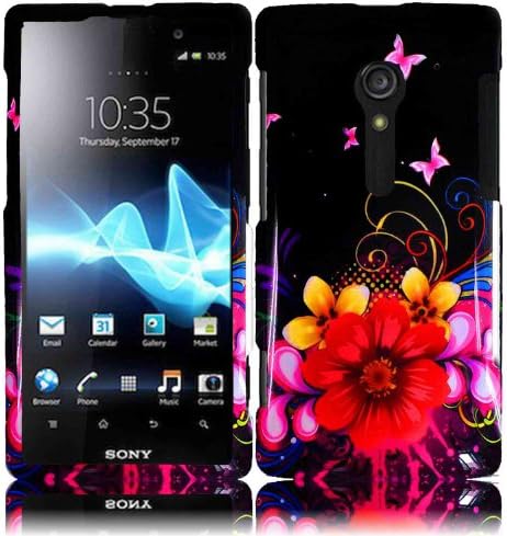 For Sony Ericsson Xperia Ion LT28i LT28at Hard Design Cover Case Delusional Flower
