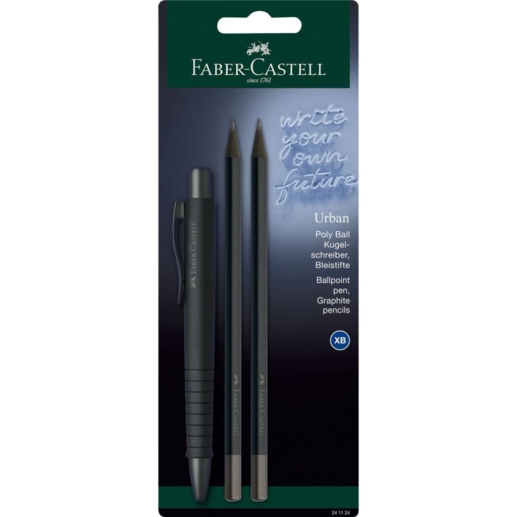 Faber-Castell Ballpoint Pen Poly Ball Urban GP Urban BK all black