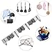 Broom Mop Holder Wall Mount - Tsmine Stainless Steel Wall Mounted Garden Tool Heavy Duty Storage Tool Rack Storage & Organization for Your Home,Kitchen,Bathroom,Garage,Closet and Shed(3 Racks 4 Hooks)
