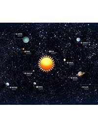 Vlinsha Chakra Bracelet, Solar System Galaxy Planet Anxiety Relief Gemstones Distance Friendship Handmade Bead Bracelets Gifts for Women Men Couples