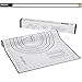 PEGZOS Pastry Mat XX-Large 32’’x24 Non-Slip Silicone Fondant Sheet, Sticks to Countertop, Perfect for Rolling Dough