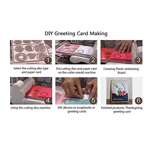 Cutting Dies 2 pcs Elk Handmade DIY Stencils Template Embossing for Card Scrapbooking Craft (Elk)