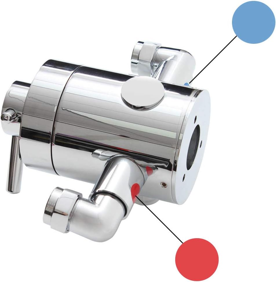 Warmiehomy Thermostatic Shower Valve Concentric Round Thermostatic