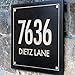 Engraved Stone Address Plaque. These plaques are made from solid, real stone