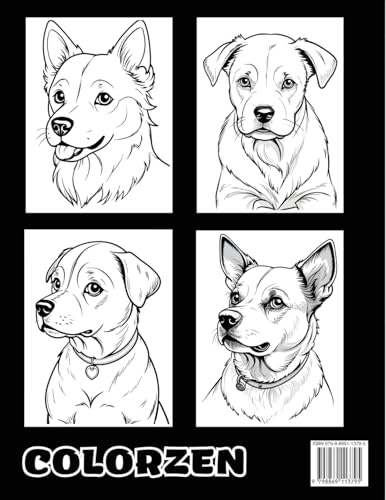 Wagging Tails: A Joyful Dog Coloring Odyssey 1