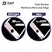 D&P Privacy Screen Protector 3D Curve for iPhone 7 Plus, Anti-Spy Tempered Glass Full Screen Protector Case Friendly, Dry Film Screen Protector Front and Back Anti-Glare Anti-Scratch [White]
