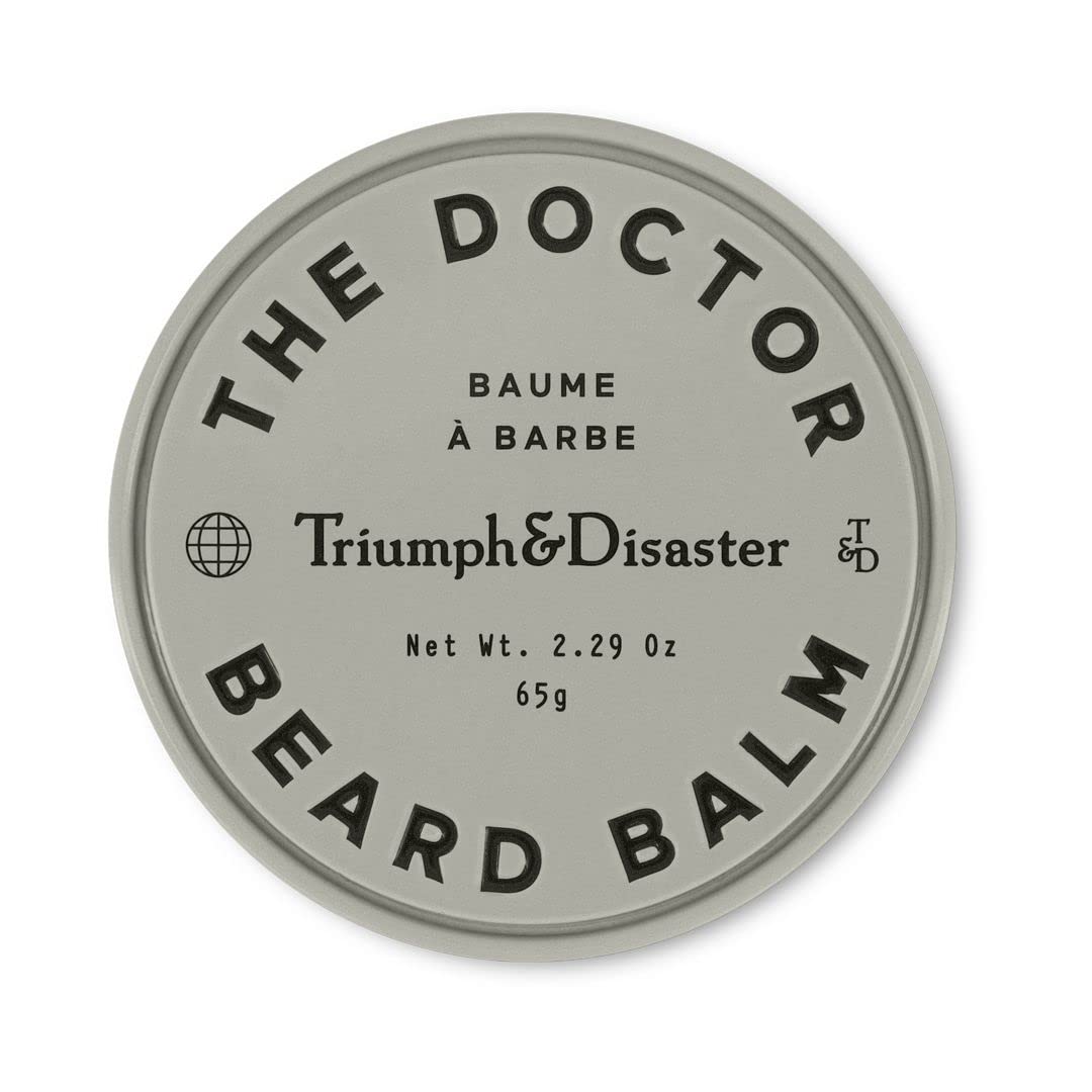 Triumph & Disaster | The Doctor Beard Balm | Firm Hold & Non-Greasy - Natural Finish, 65g