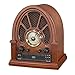 Victrola Vintage Wooden AM/FM Radio with Bluetooth and CD Player, Mahogany