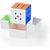 Bukefuno QY Tornado V4 M 3x3 Flagship Magnetic Speed Magic Cube 2024 QY Toys Man Tornado V4M 3x3x3 Stickerless Cubes Puzzle(Magnetic Core Flagship)