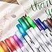 Dual Brush Pens - Water Based Art Markers - 16 Colors for Lettering, Coloring, Bullet Journal, Calligraphy - Colored Pens Set w/Fineliner Tip for Kids, Beginners & Adults. Includes 28-Page eBook