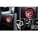 Thor-Ind Car Engine Start Stop Push Button Cover Trim For 10th Gen Honda Civic 2016 2017 2018 Ignition Key Ring Trim Car Auto Interior Decoration Sticker (Start Button Red)