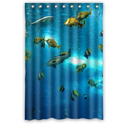 Amazon Com Shower Curtain For Kids And Children Fishes