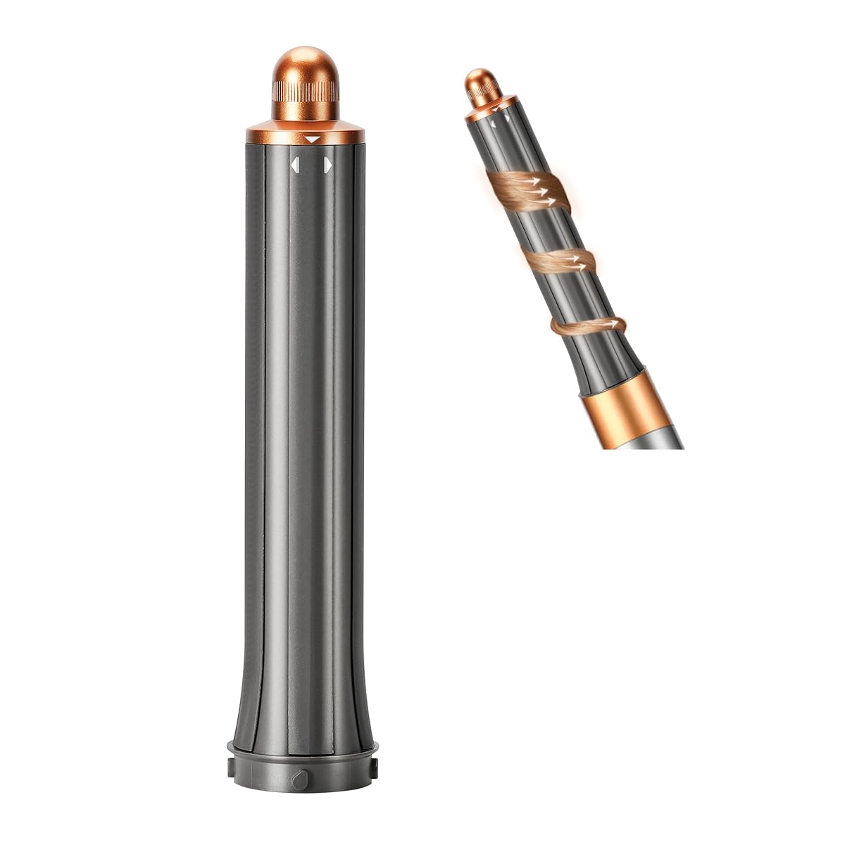 Photo 1 of 1.2 Inch Long Barrel for Attachment for Dyson Airwrap, 30mm Curling Barrel Auto-Wrap Attachment for Dyson Airwrap HS01 HS05 HS08, Copper,971888-07