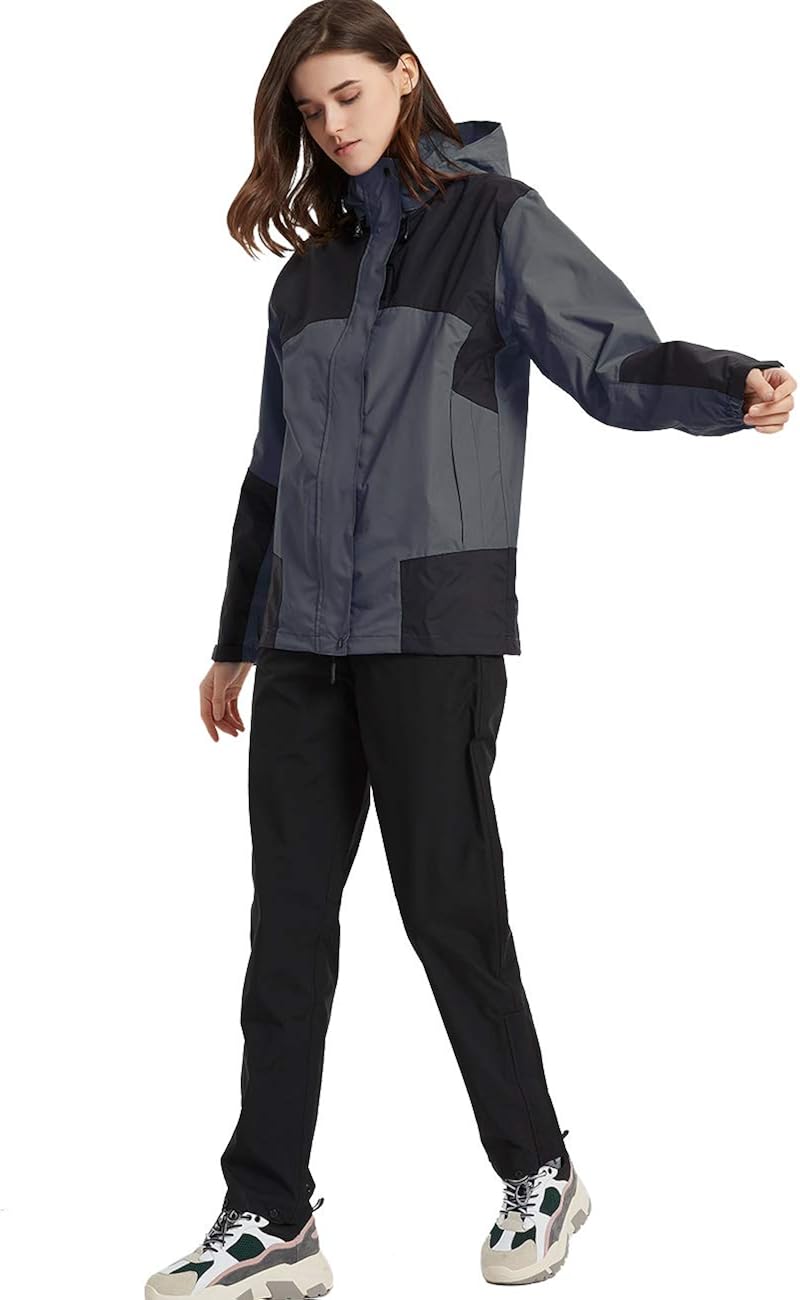 Amazon アラシヤマ Arasiyama レインウェア レディース ゴルフ レインスーツ 上下セット ゴルフレインウェア マウンテンパーカー 防水 春秋冬 レインウェア 通販