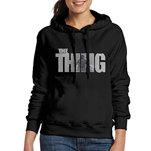 Bekey Women's The Thing Hoodie Jacket M Black