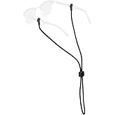 Chums Slip Fit Sunglasses Strap &amp; Glasses Retainer 3MM Nylon Rope | Adjustable Glasses Strap w/ Non Slip Grip &amp; Eyewear Holder for Outdoor Activities like Swimming Canoeing &amp; Hiking, Unisex