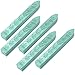 Yoption 5 Pieces Sealing Wax Sticks Set Without Wicks for Wax Seal Stamp (Green)