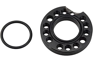 GOOFIT Black 28mm Carburetor Spacer Adapater Intake Manifold Spinner Plate Replacement for 50cc 70cc 90cc 125cc Sunl Taotao NST ATV Quad Pit Bike