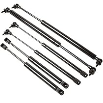 6pc Combo KIT 1999-2004 Jeep Grand Cherokee Gas Shocks Struts Prop Lift Rod Supports 2) Hood 2) Tailgate/Liftgate/Hatch/Trunk 2) Rear Window Glass Door Set