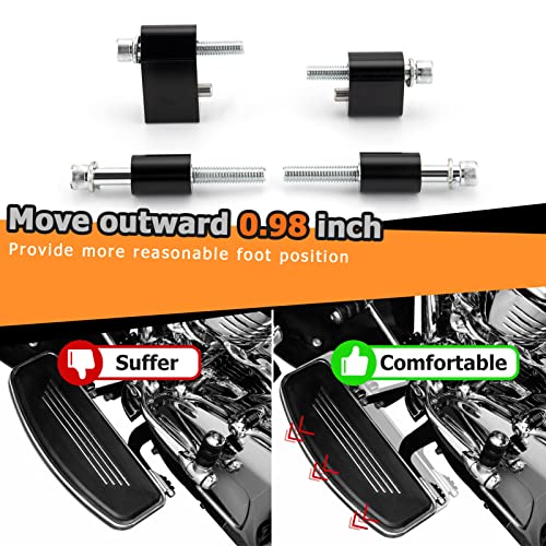 WeiSen Street Glide Driver FloorBoard Outward Extension, Driver