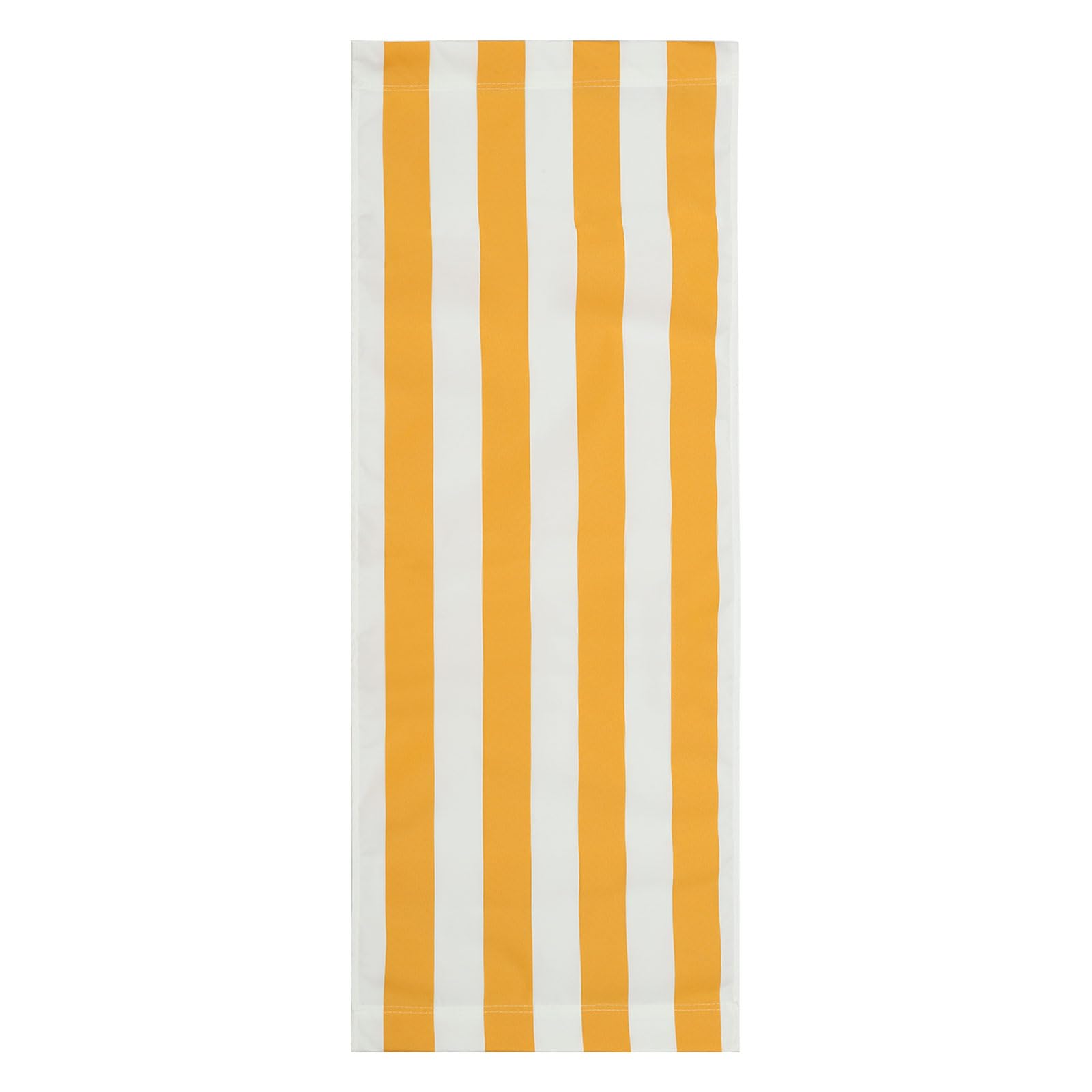 PATIKIL Beach Chair Replacement Fabric 45 x 17 Oxford Sling for Lounge Reclining Patio Camping - Yellow, White