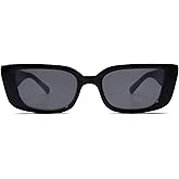 Allarallvr Rectangle Sunglasses for Women 90s Retro Trendy Y2K Classical Vintage Square Shades AR82037