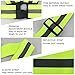 Reflective Vest 2-Pack with 4 High Visibility Bands Motorcycle Safety Vest Adjustable Lightweight Protective for Cycling Dog Walking Vest Running Reflective Vest for Men Women All Day and Night