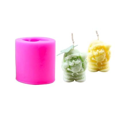 thumbnail image 2 of 3D Silicone Candle Mold - DIY Soap Mould For Aromatherapy & Wax Crafting 2 of 2