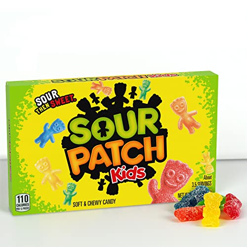 SOUR PATCH KIDS SOFT & CHEWY CANDY VARIETY PACK LARGE GIFT BOX, BULK CANDY, 8-3.5 OZ BOXES