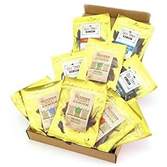 Bricktown Jerky Sampler Gift Basket - REGULAR SIZE - 11 - 1.5 oz. bags - Beef Jerky, Pork Jerky, Turkey Jerky = Great Gift Idea for any Man!