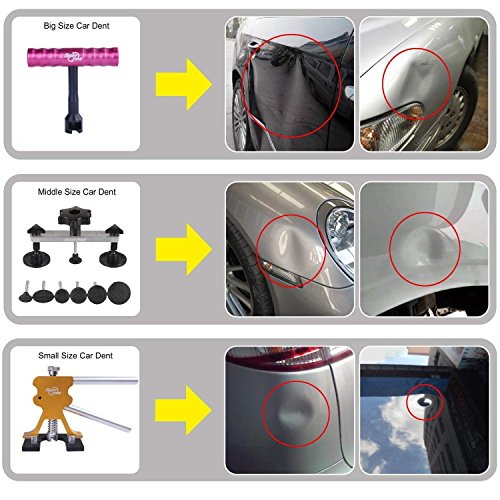 Super PDR Dent Puller Kit,PDR Tools 52Pcs Dent Remover for Car Body