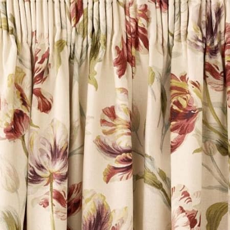 Laura Ashley Gosford Pencil Pleat Ready Made 90x90 Curtains