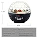 Intsun Bluetooth Portable Rechargeable Speaker with Stage Lights, Disco Ball Light Speaker RGB Color, LED Crystal Ball Auto Rotating with FM Radio,for TF Card, for Party Wedding Birthday Club