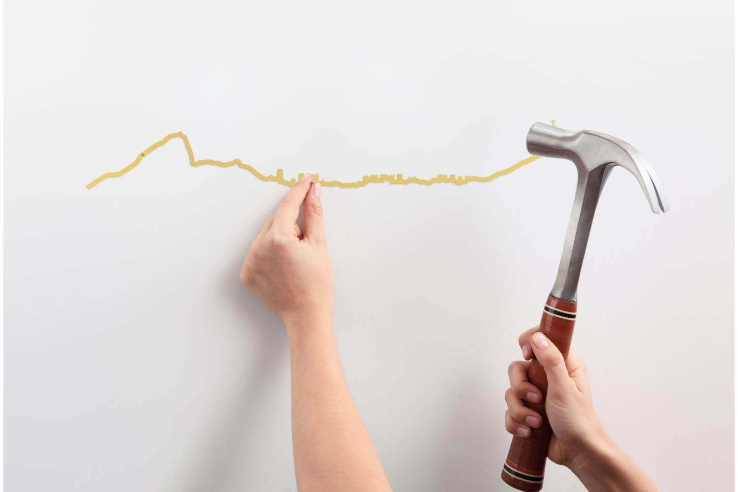 The Line - Silhouettes for City Lovers - Rio de Janeiro (Gold)