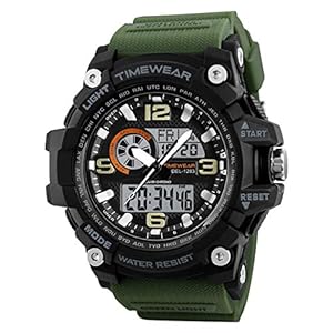 TIMEWEAR Analogue – Digital Men’s Watch (Black Dial)