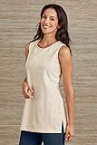 Fair Indigo Organic Fair Trade Chevron Seamed Tunic