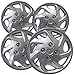 15 inch Hubcaps Best for 1993-2001 Nissan Altima - (Set of 4) Wheel Covers 15in Hub Caps Silver Rim Cover - Car Accessories for 15 inch Wheels - Snap On Hubcap, Auto Tire Replacement Exterior Cap
