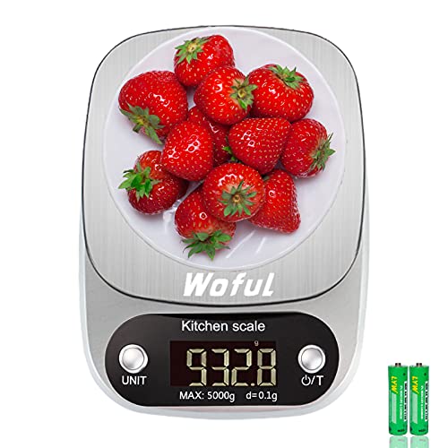 Digital Kitchen Scale,Food Scale,Weight Grams and Ounces for Cooking